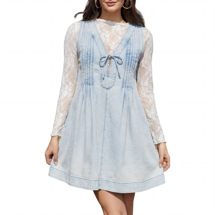 OLLIE™ – Soft A Line Sleeveless Mini Dress