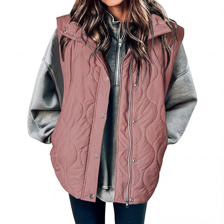 KATHY™ – Oversized Lightweight Quilted Puffer Vest