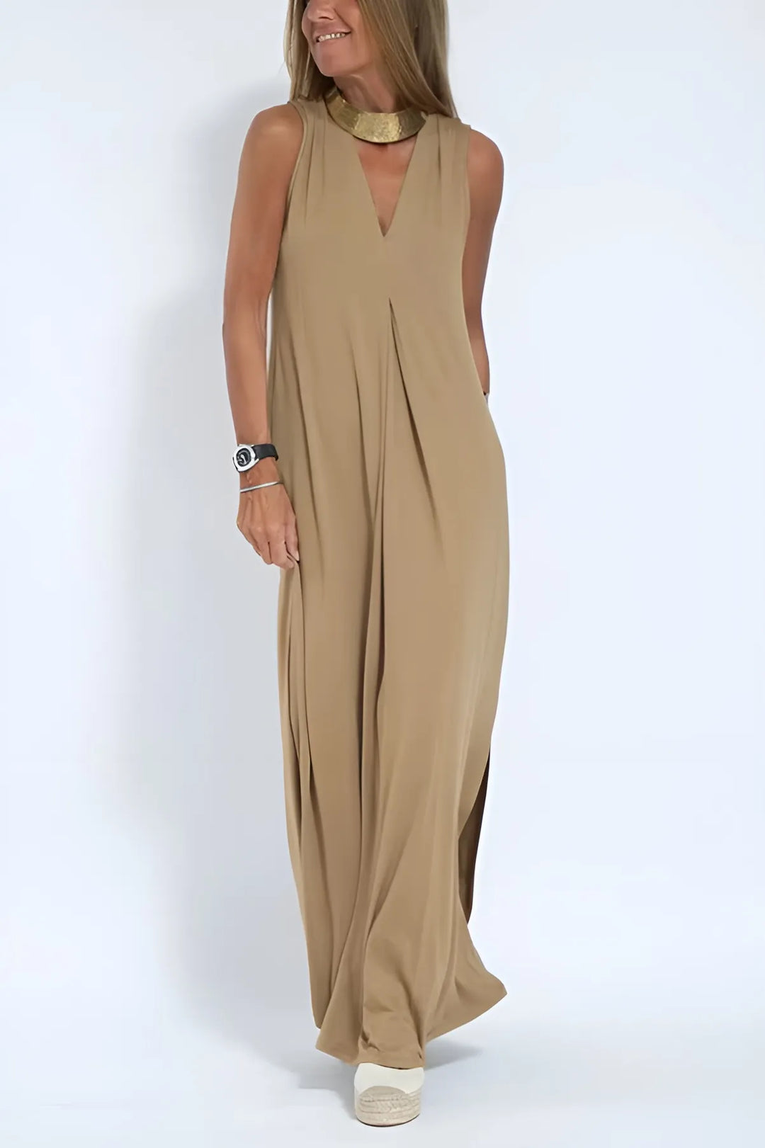 CLARA™ -Stylish Maxi Dress with Free Cardigan