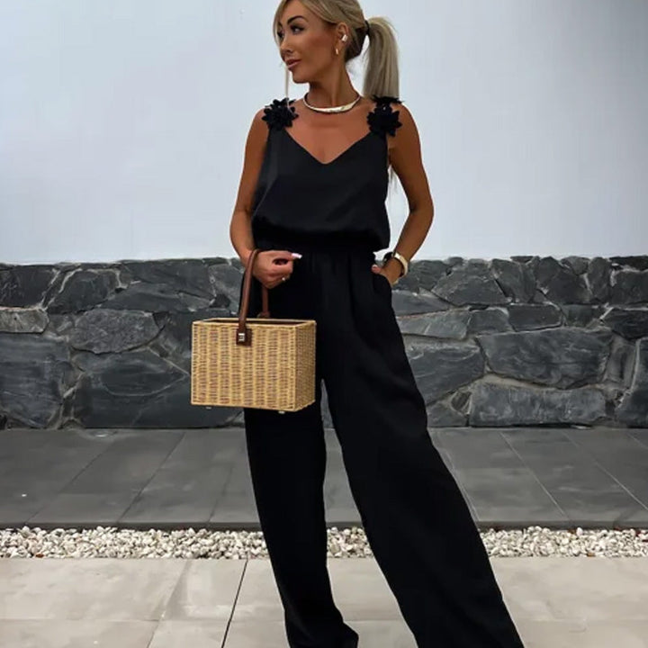 SAOIRSE™ - Sleeveless Wide-Leg Jumpsuit
